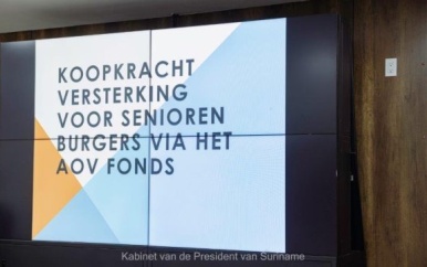 President Santokhi dringt aan op effectiever beheer van KKV voor AOV’ers