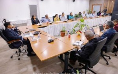 President Santokhi ontmoet investeerder Reunion Gold: ‘Nieuwe kansen voor Suriname’