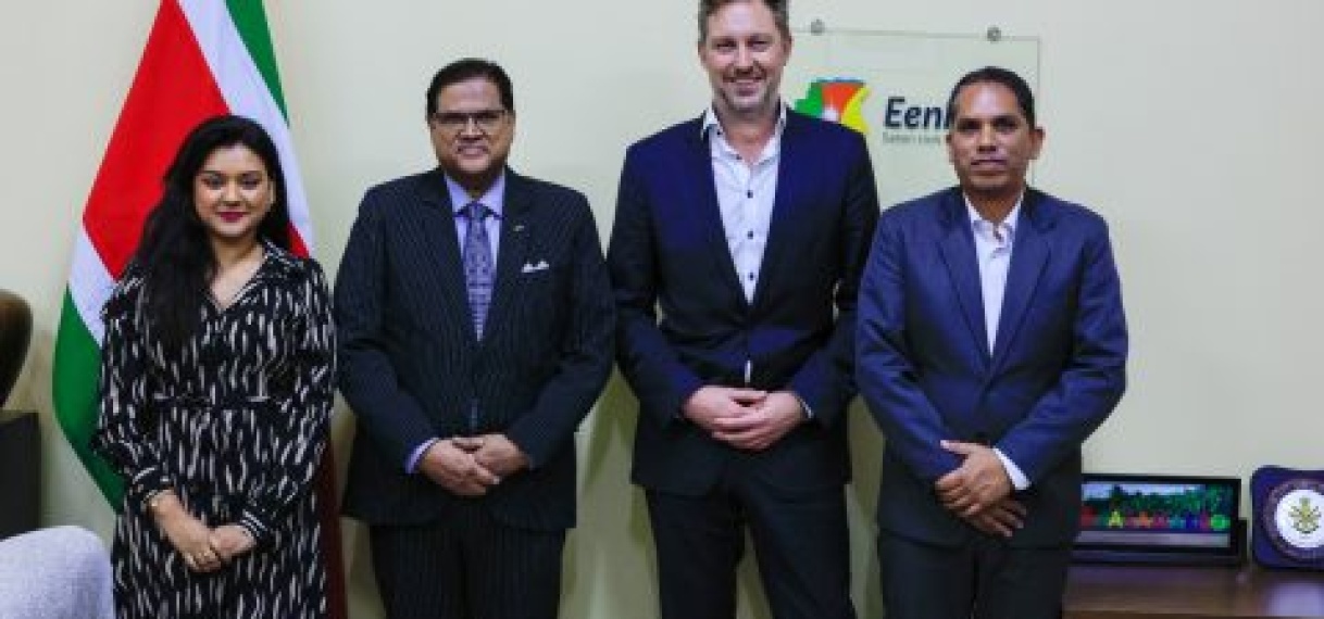 President Santokhi bespreekt financiële uitdagingen van Grassalco met directie en RvC