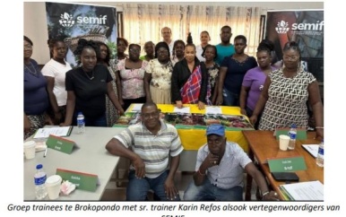 Basistraining Projectschrijven voor bewoners van Brokopondo-gebied gestart