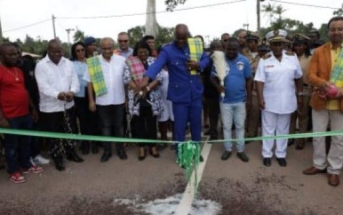 Eerste oplevering weg naar Ricanaumofo een feit