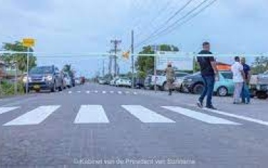 Pandit Tilakdharieweg in Commewijne succesvol gerehabiliteerd