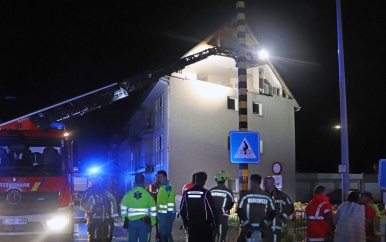 Onweer houdt huis in België: zijgevel gebouw ingestort