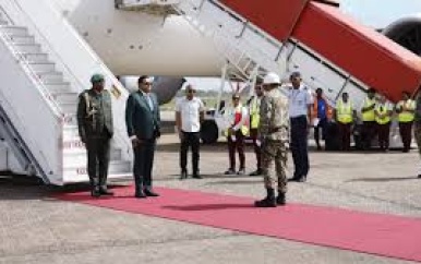 President terug in Suriname na staatsbezoek China