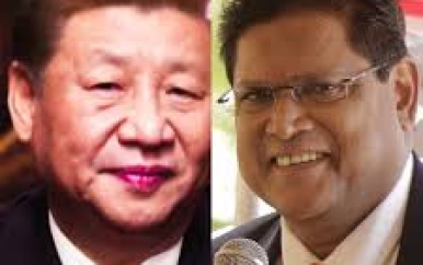 President Santokhi met grote delegatie op staatsbezoek naar China