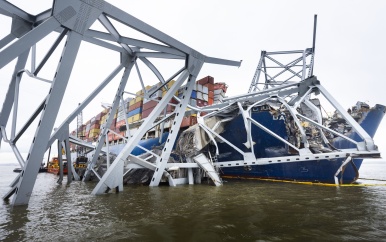 UPDATE: Vaargeul bij ingestorte brug Baltimore eind deze maand weer helemaal open