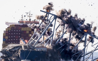 UPDATE: Containerschip dat brug ramde bij Baltimore kampte met elektrische problemen