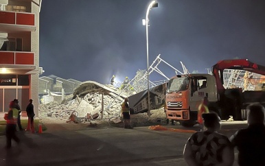 Nog 49 personen vast onder het puin na instorting van gebouw in Zuid-Afrika