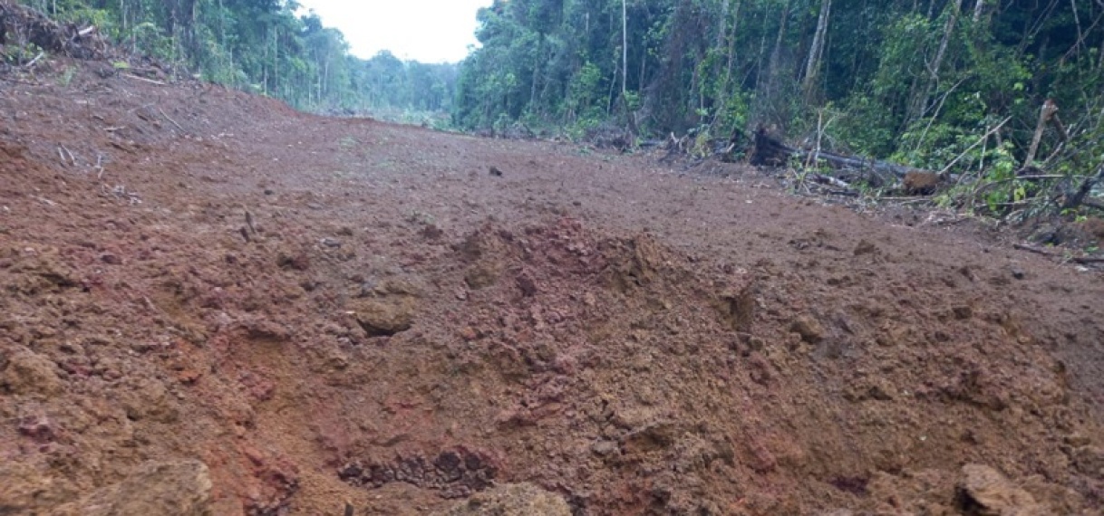 Illegale landingsbaan werderom onbruikbaar gemaakt