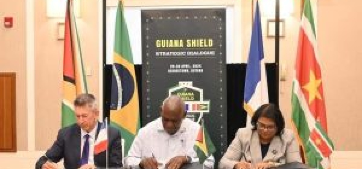 Derde Guiana Shield Strategic Dialogue leidt tot ondertekening van gemeenschappelijk veiligheidsmasterplan