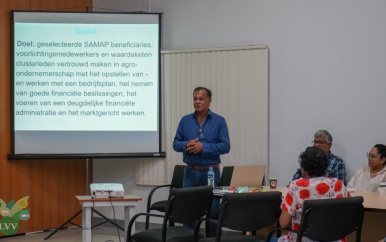 FAO/SAMAP versterkt capaciteiten agrarische sector Suriname middels training in bedrijfsadministratie