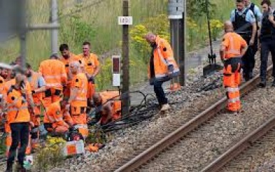 Franse TGV-treinen ontregeld door sabotage, vlak voor opening Spelen