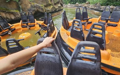 Man belandt in water tijdens evacuatie attractie Walibi Belgium