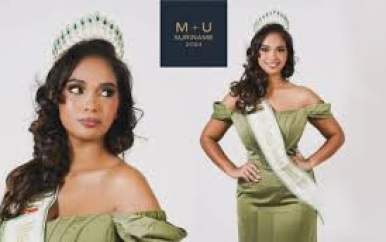 Pooja Chotkan gekroond tot Miss Universe suriname 2024