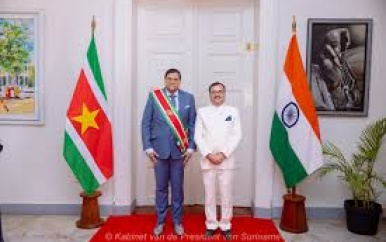 Ambassadeur India start diplomatieke missie in Suriname