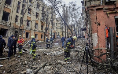 Zeker veertig gewonden bij Russische aanval op Oekraïense stad Kharkiv