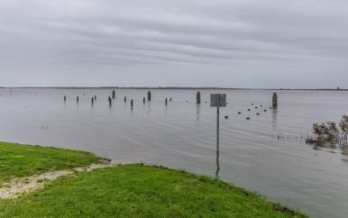 Hoog water Friesland door Storm Bert: ‘Beheersbaar, maar nog niet voorbij’