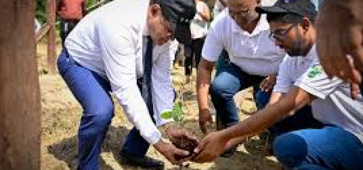 President Santokhi geeft startsein voor Farmer Field School