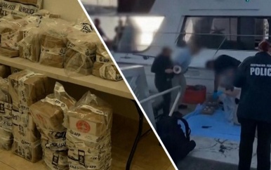 Australische politie onderschept zeiljacht met ruim 2.000 kilo cocaïne