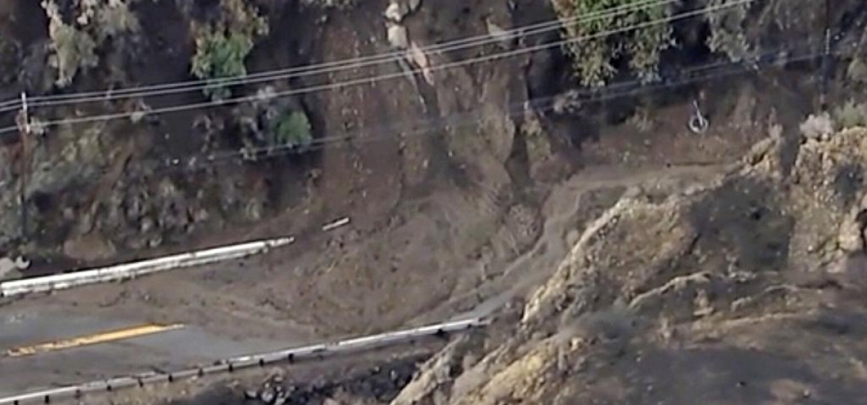UPDATE: Regen in door bosbranden getroffen Californië zorgt voor giftige modderstroom
