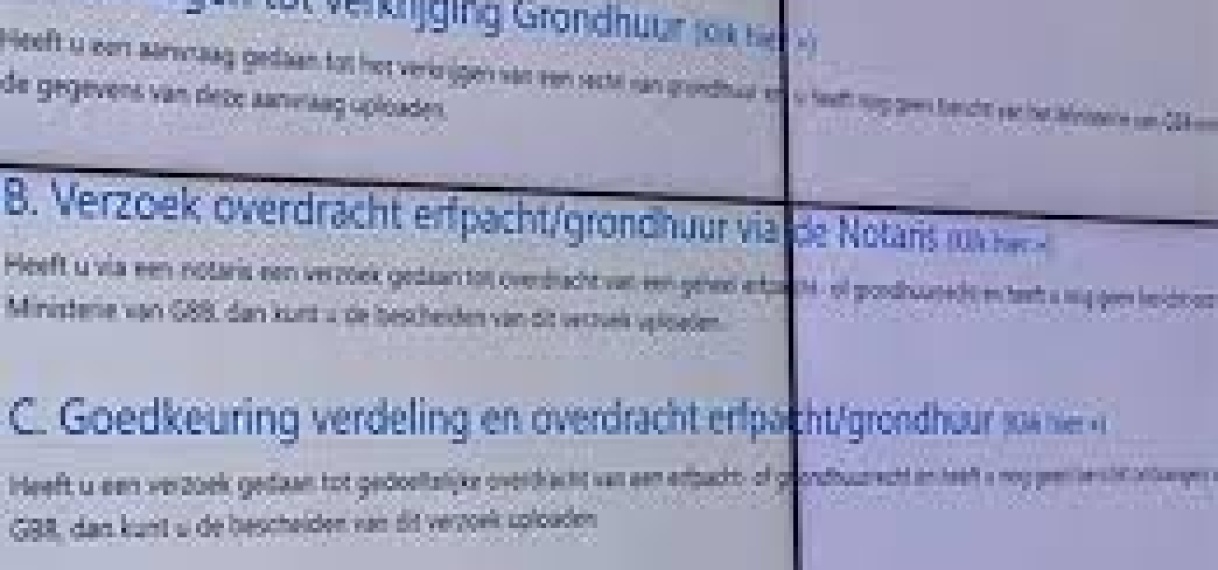 Regering werkt aan snel oplossen grondaanvragen