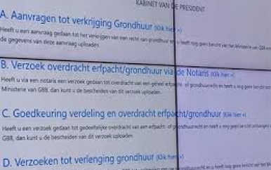 Regering werkt aan snel oplossen grondaanvragen