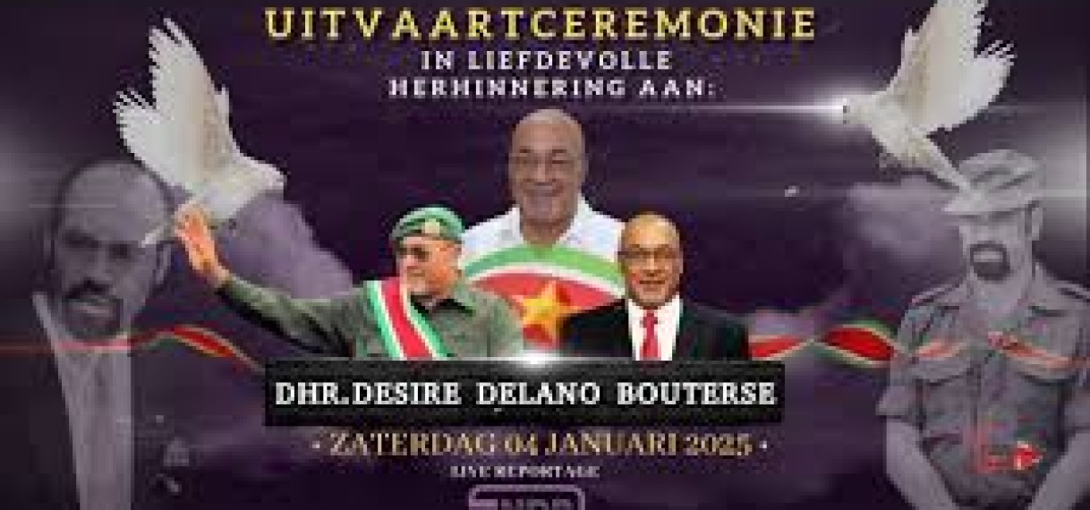 Uitvaart en Crematie van Désiré Delano Bouterse