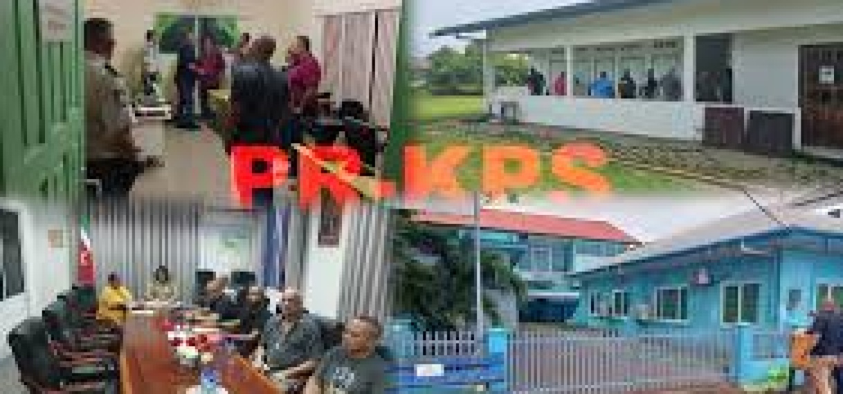 Commissie Veiligheid Verkiezingen 2025 inspecteert hoofdstembureaus in Saramacca en Nickerie