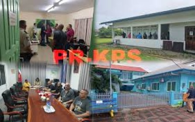 Commissie Veiligheid Verkiezingen 2025 inspecteert hoofdstembureaus in Saramacca en Nickerie