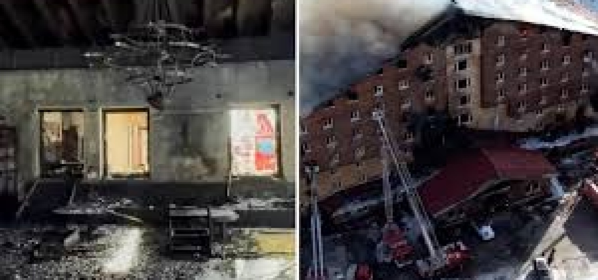 UPDATE: Beelden tonen ravage in Turks hotel na dodelijke brand