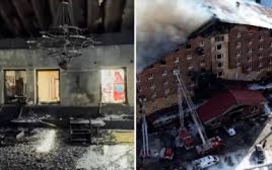 UPDATE: Beelden tonen ravage in Turks hotel na dodelijke brand