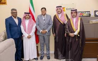 Saudi Fund for Development brengt beleefdheidsbezoek aan president