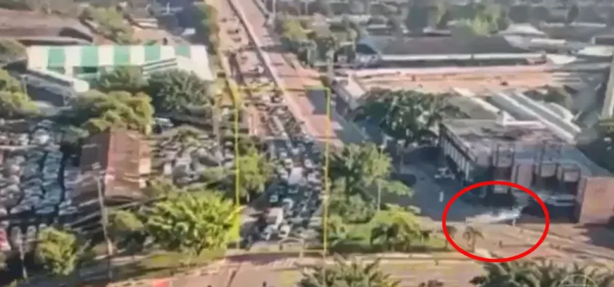 Bewakingsbeelden tonen crash vliegtuigje in São Paulo