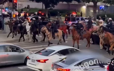 Chaos in straten van Los Angeles na aankondiging avondklok