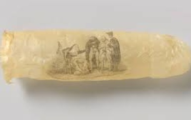 Condoom van 200 jaar oud te zien in Rijksmuseum: ‘Waarschijnlijk niet gebruikt’