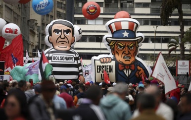 Tienduizenden Brazilianen de straat op om Bolsonaro te steunen