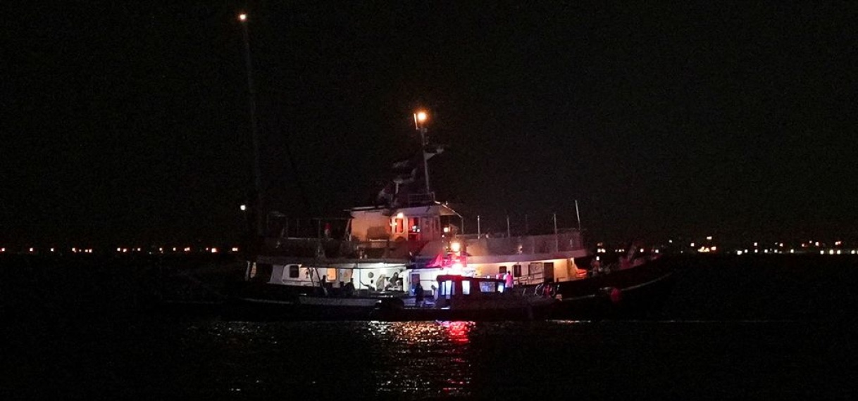 Brand op schip hulpkonvooi Gaza, organisatie spreekt van droneaanval