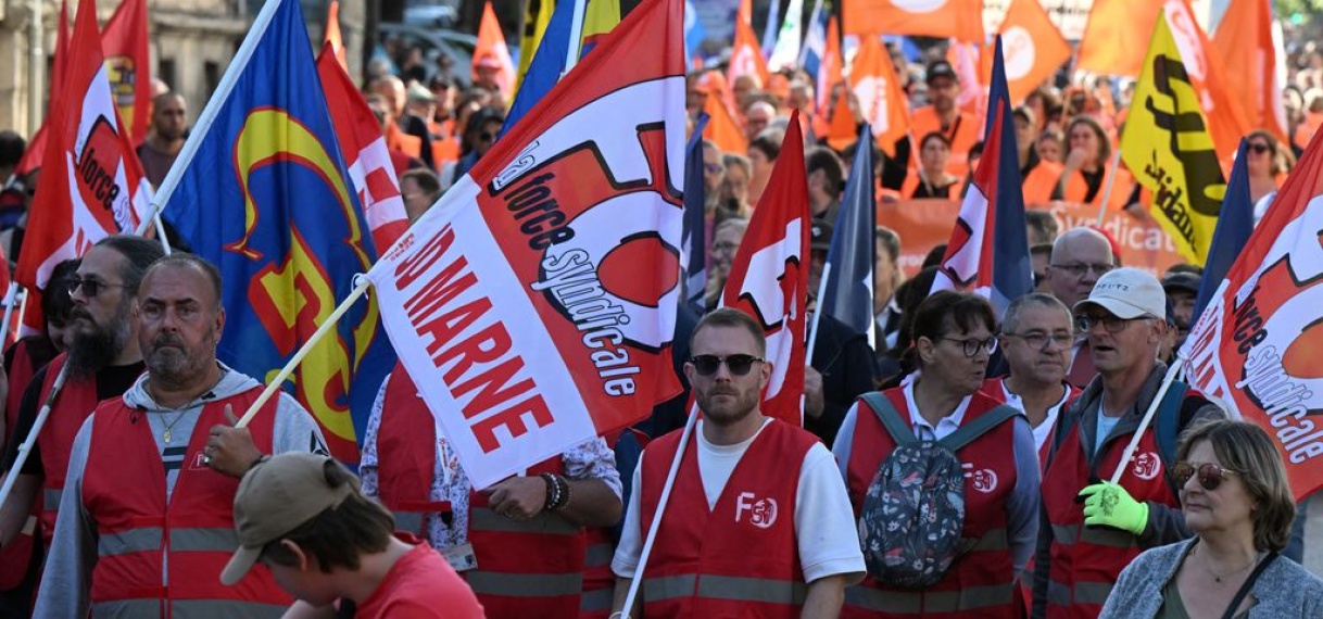 Opnieuw grote protesten in heel Frankrijk vanwege geplande bezuinigingen
