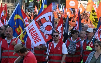 Opnieuw grote protesten in heel Frankrijk vanwege geplande bezuinigingen