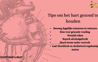 Wereld Hart Dag: belang van gezonde leefstijl