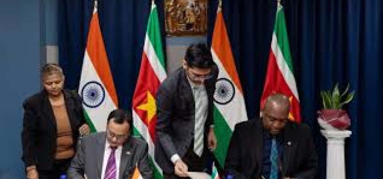 Suriname en India versterken samenwerking met Quick Impact Projects