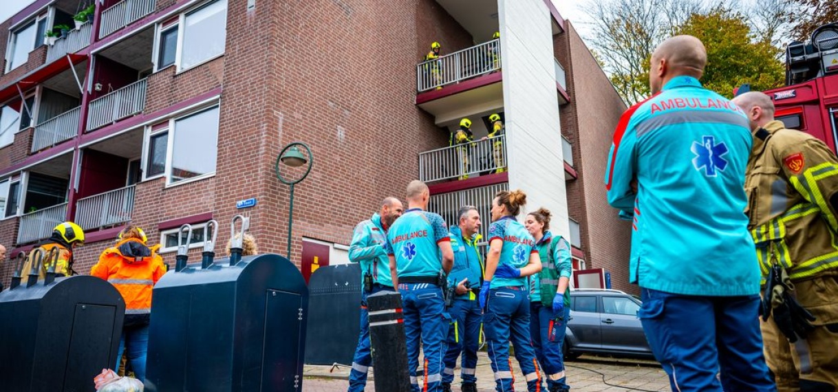 Meerdere bewoners naar ziekenhuis door brand bij zorgcomplex Gouda