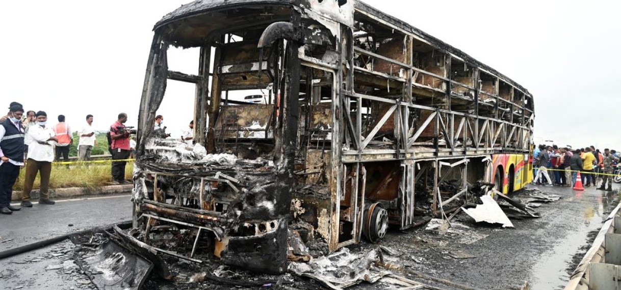 Busbrand in India eist zeker 25 levens