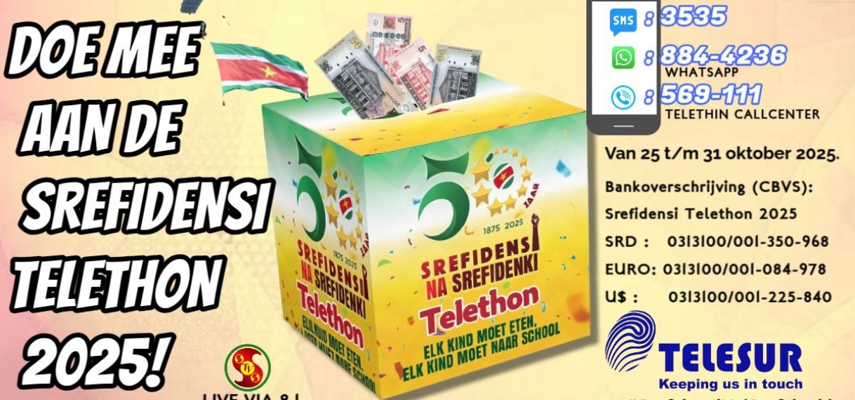 Launch Srefidensi Telethon 2025: Suriname viert saamhorigheid en geeft terug