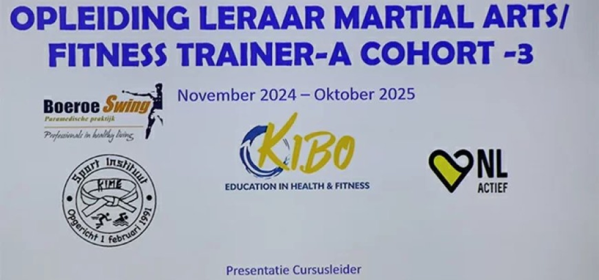 Nieuwe lichting Martial Arts & Fitness Trainers gecertificeerd