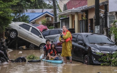 Tientallen doden door orkaan Kalmaegi in Filipijnen
