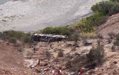 Busongeluk in Peru eist minstens 37 levens