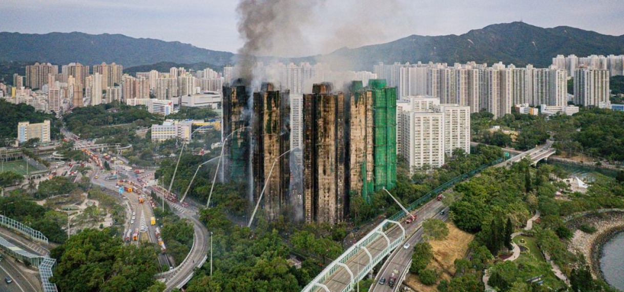 UPDATE: Flatbrand Hongkong nog steeds niet onder controle; drie arresties