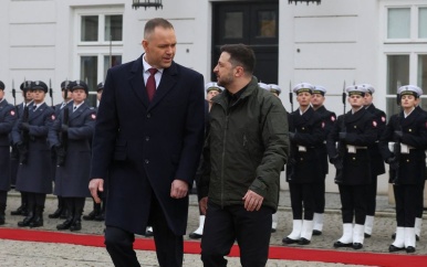 Poolse president noemt bezoek Zelensky ‘slecht nieuws voor Moskou’