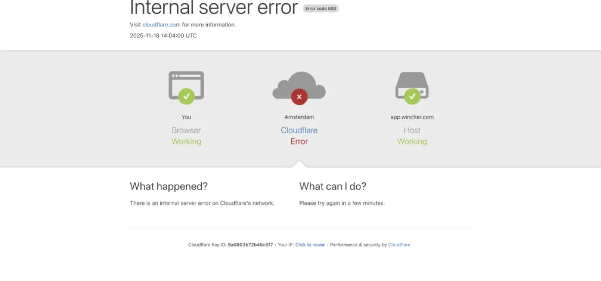 Veel websites tijdelijk offline door grote storing bij internetbedrijf Cloudflare